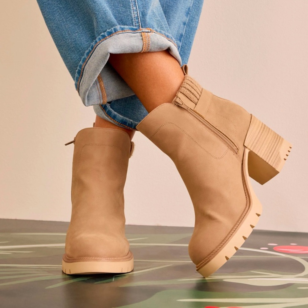 Altar'd State Tan Ankle Booties